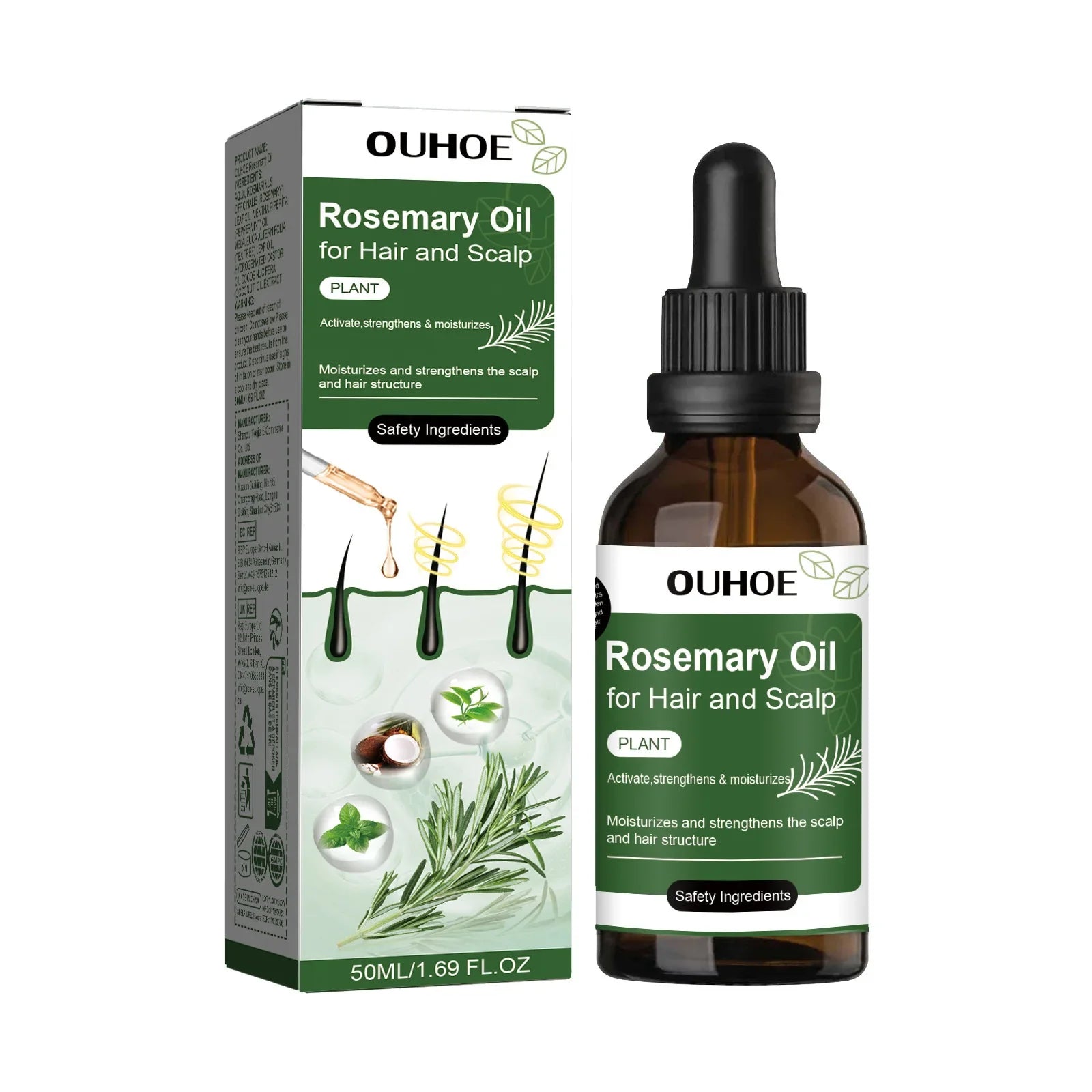 Minty Rosemary Hair Revival Oil