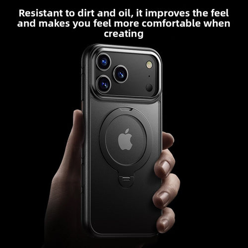 Alloy Reinforced MagSafe iPhone Case with 360 Degree Swivel Stand