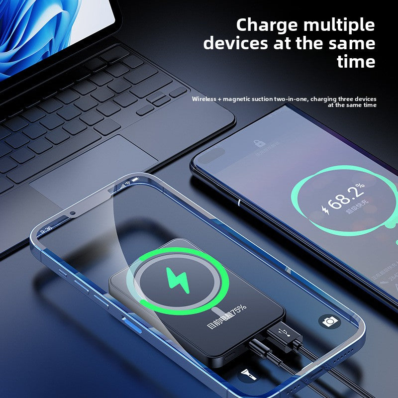 Ultra-Thin Magsafe Magnetic Wireless Fast Charging Power Bank 10000 mAh