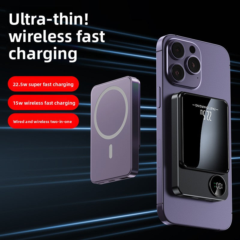 Ultra-Thin Magsafe Magnetic Wireless Fast Charging Power Bank 10000 mAh