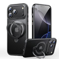 Alloy Reinforced MagSafe iPhone Case with 360 Degree Swivel Stand